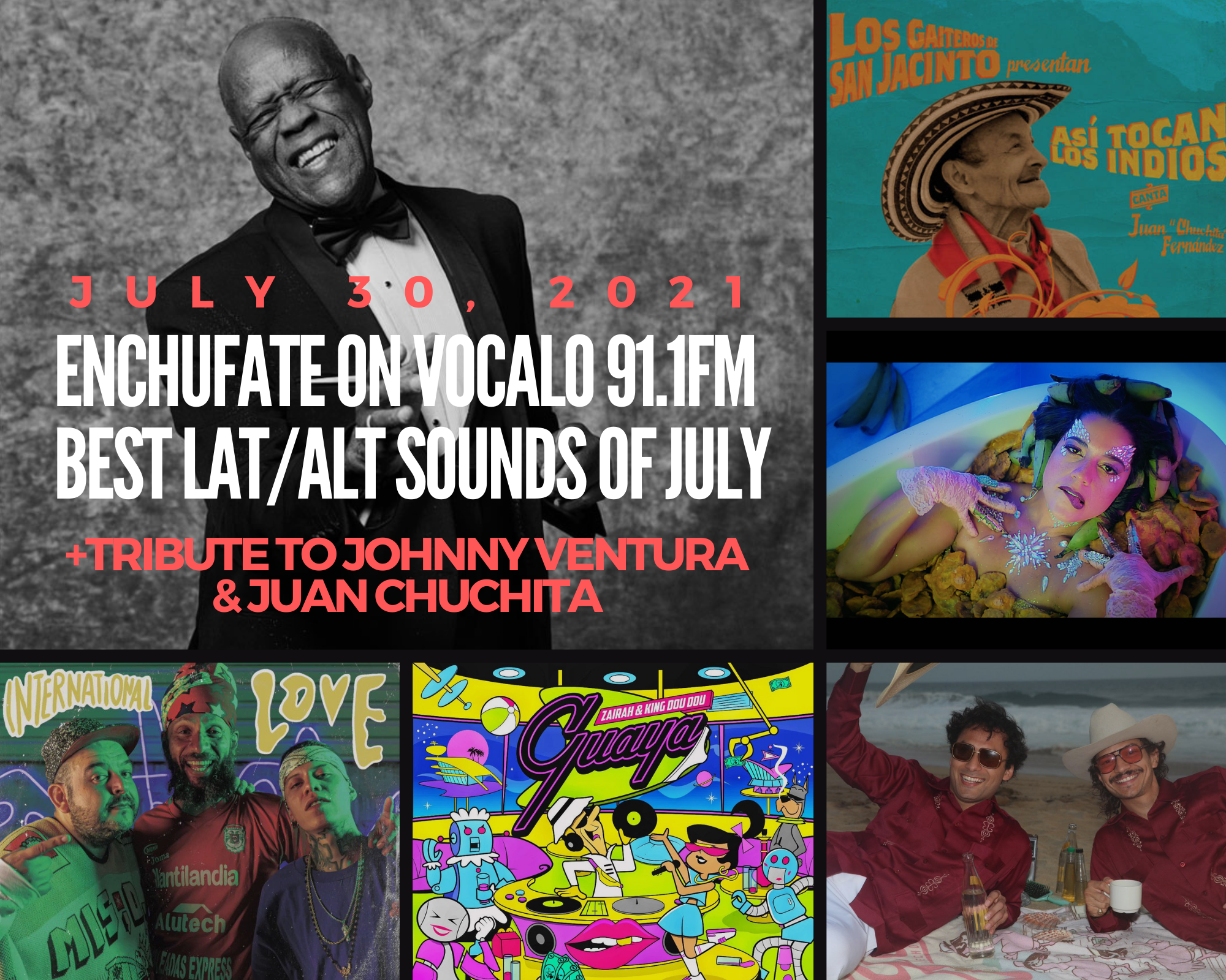 Enchúfate Presents July's Best New Latin Alternative Music