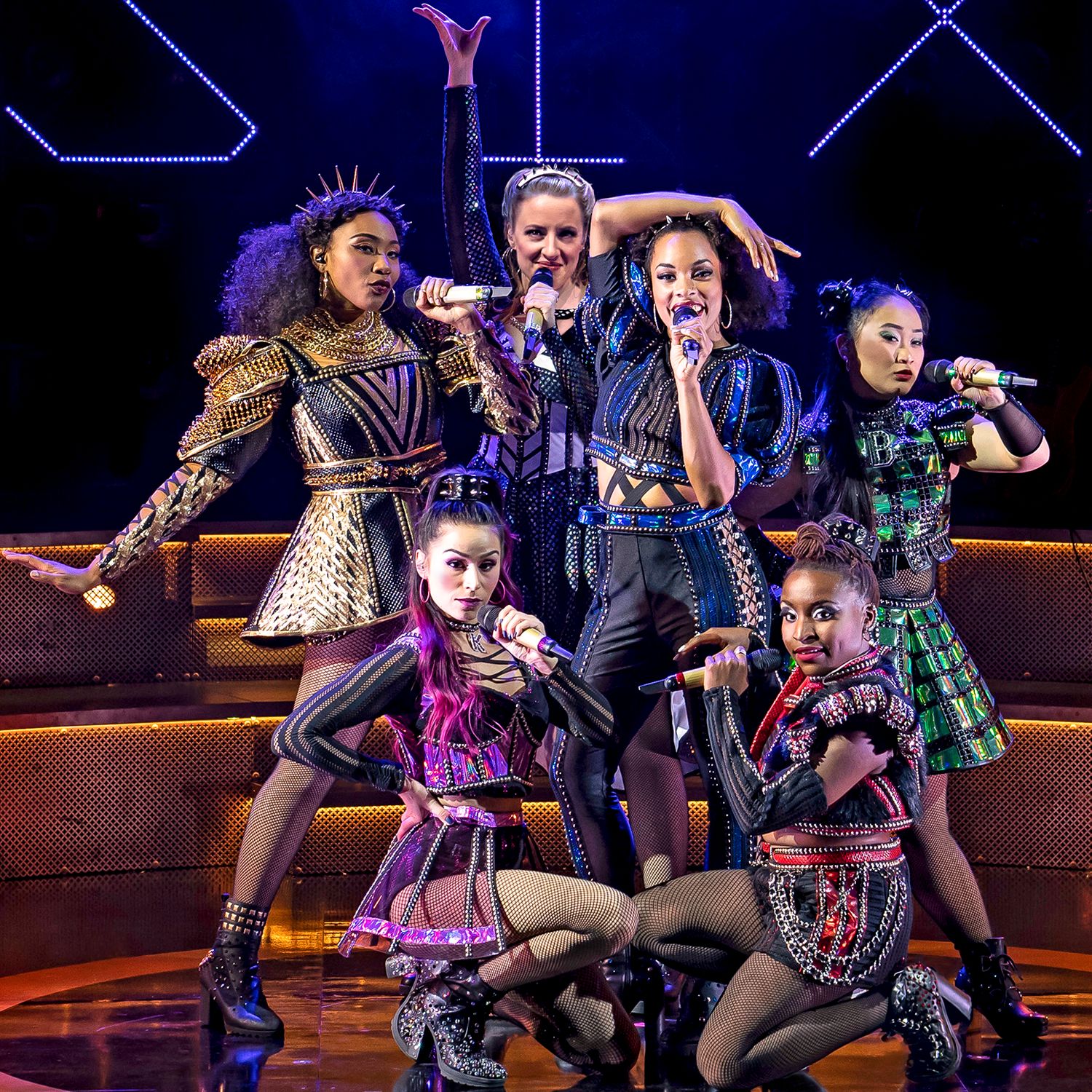 Henry VIII's wives step to the front in a pop concert spectacle at Chicago Shakespeare Theater