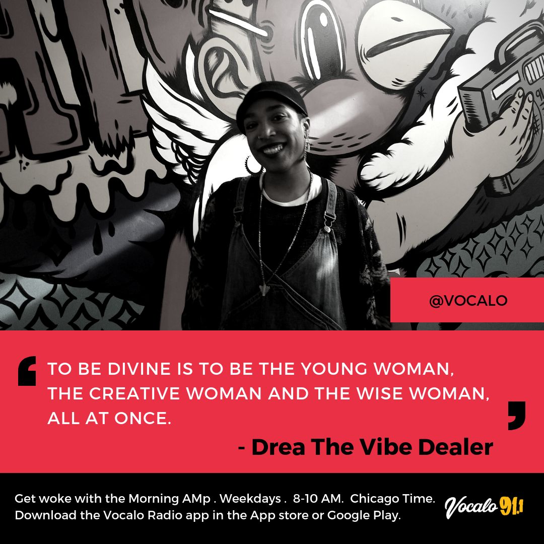 Drea The Vibe Dealer is on a mystical journey to self-mastery, attunement and spirituality