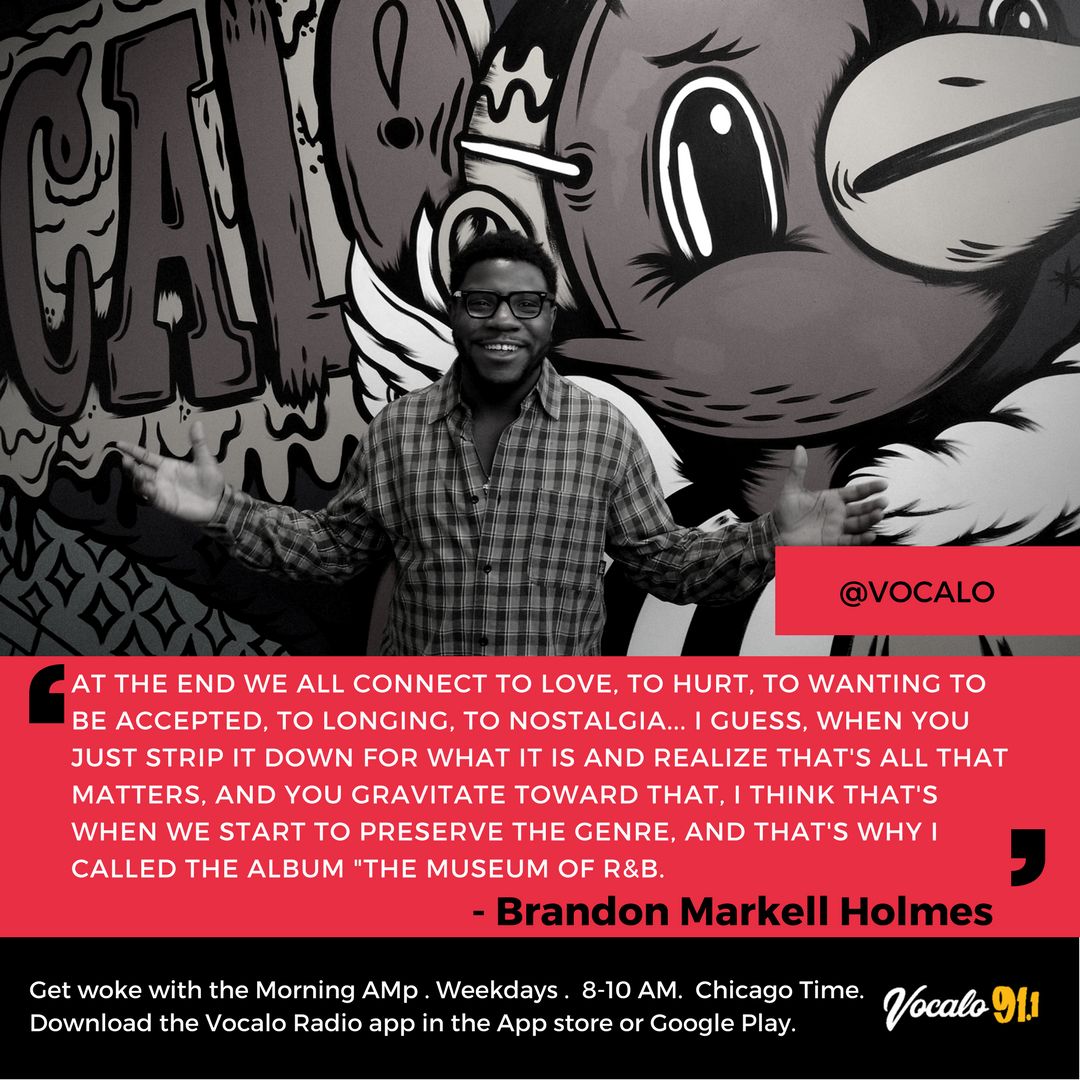 Brandon Markell Holmes talks new album 